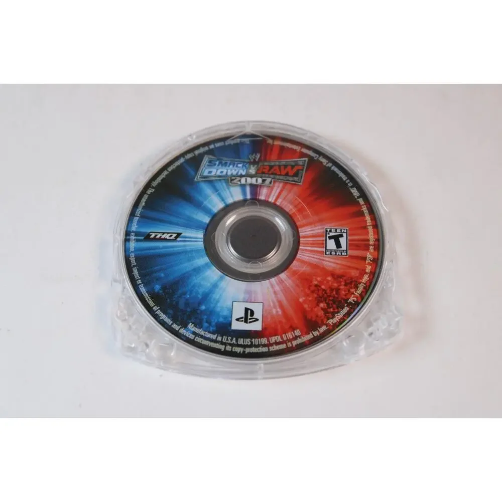 WWE Smackdown Vs Raw 2007 (Sony PSP) Authentic, game only, tested/works